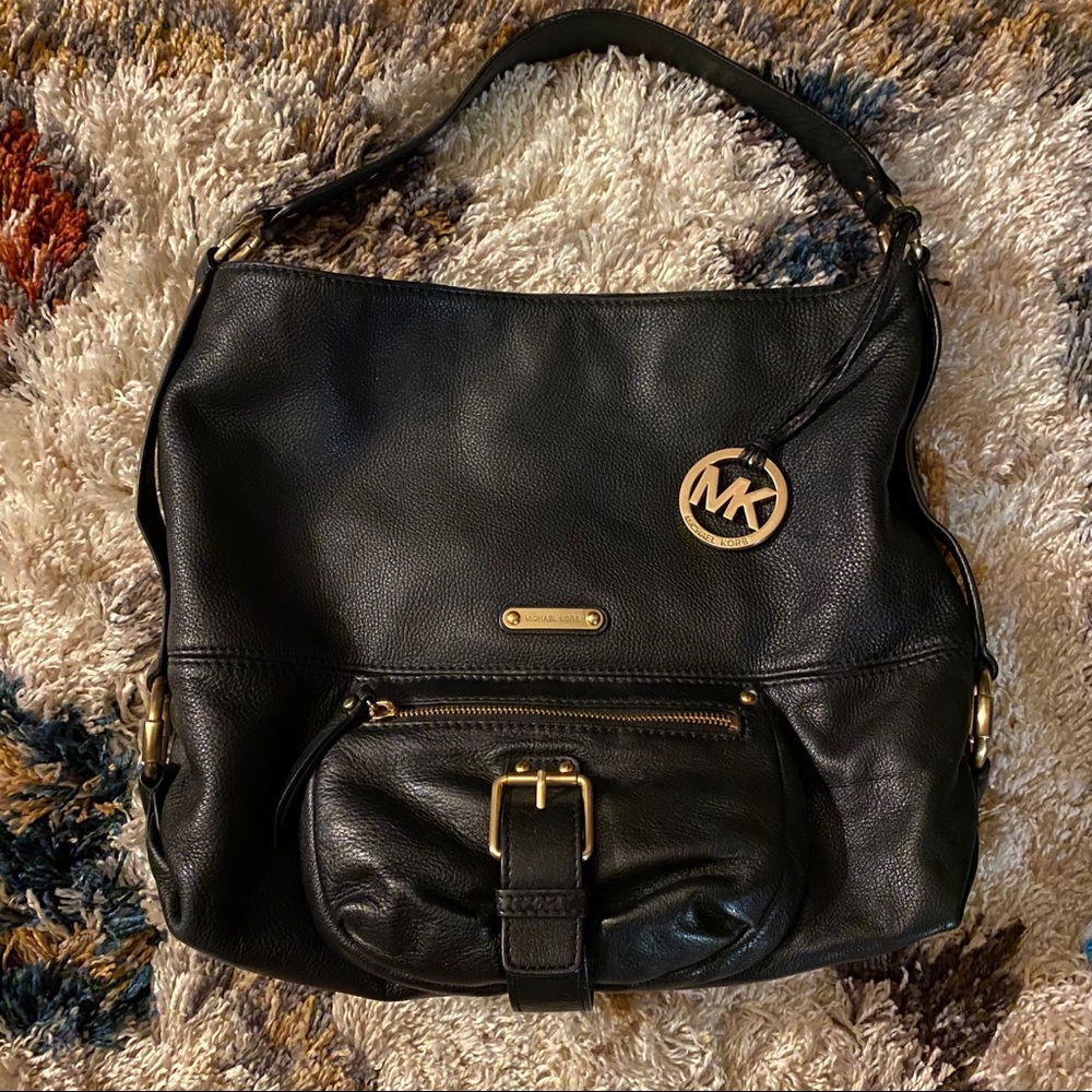 Michael Kors Austin Tote - Large Slouchy Boho Leather Shoulder Bag